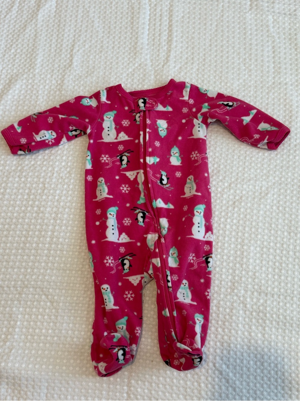 Carters 6m Fleece Footie Onesie